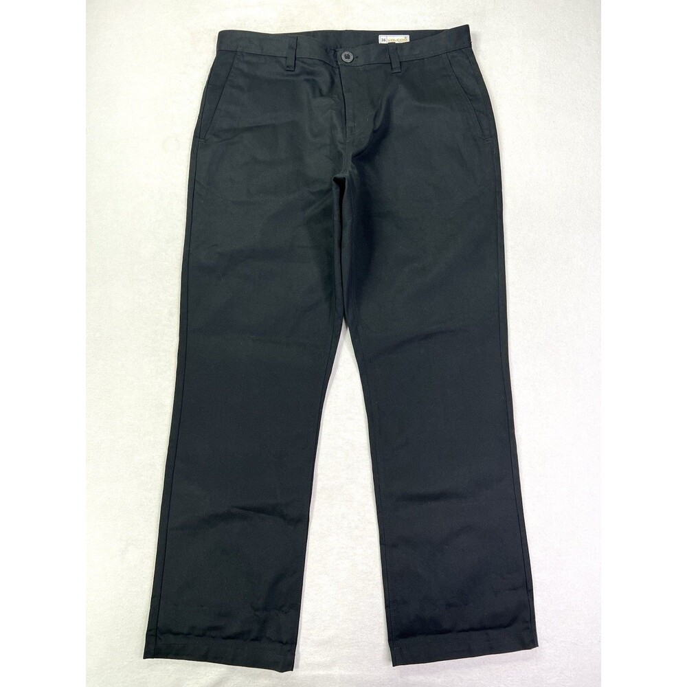 Volcom Frickin Skate Loose Fit Chino Pants Black Mens Size 36x32 New
